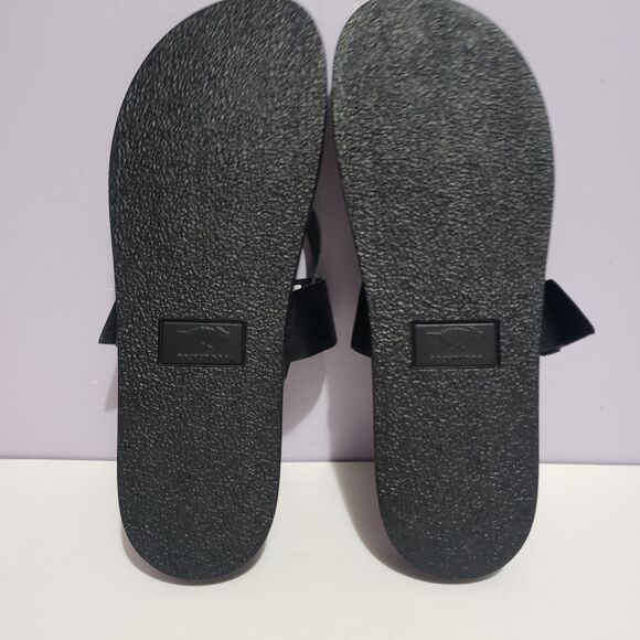 Rocket Dog NWT Black Faux Leather Adjustable Sandals Women's Sz 10M - Picture 9 of 11